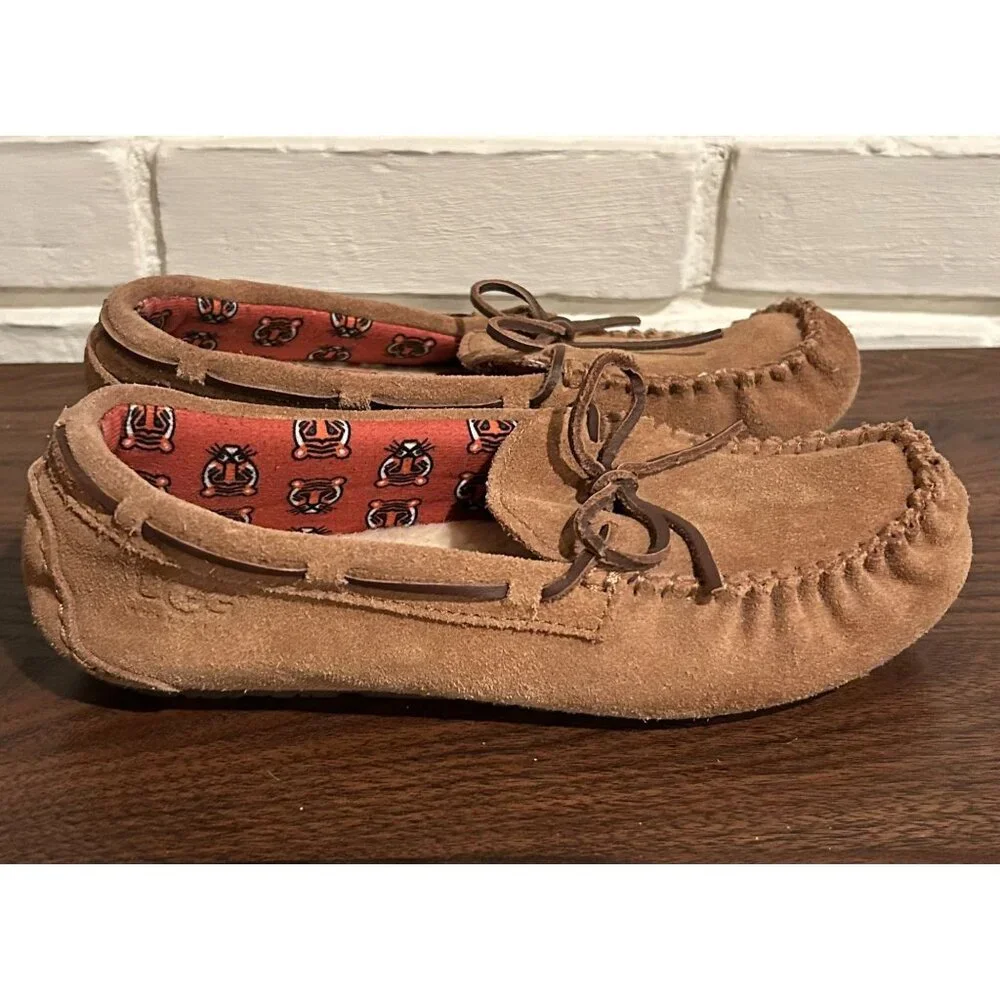 UGG Ryder Jungle Moccasin Slippers - Child Size 4 - Great Conditon